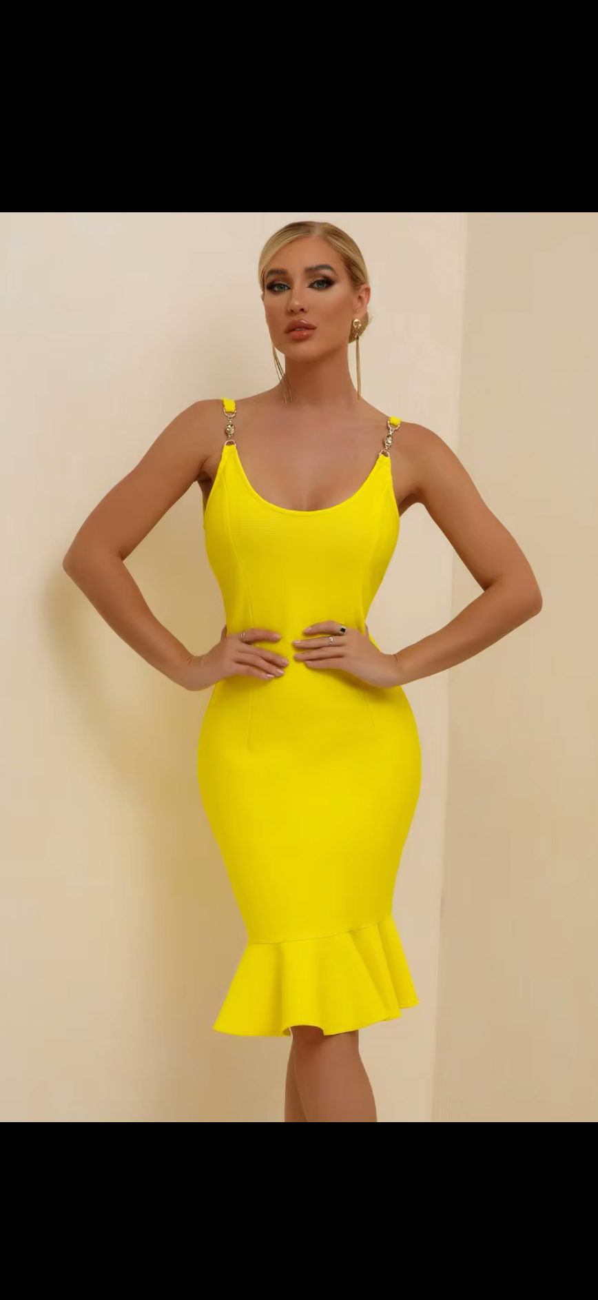 Trina sunshine Mermaid Midi Dress