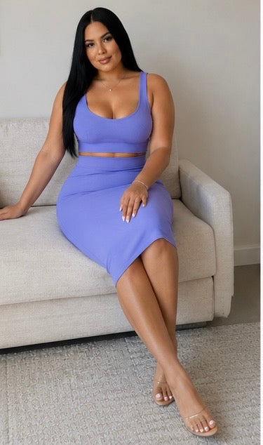 Selfa Elegance two- piece Skirt set