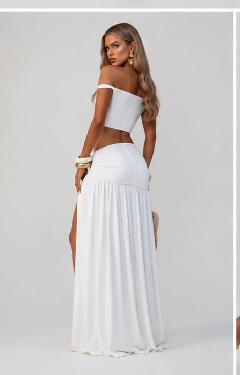 Cecci Goddess Two-Piece Maxi Set