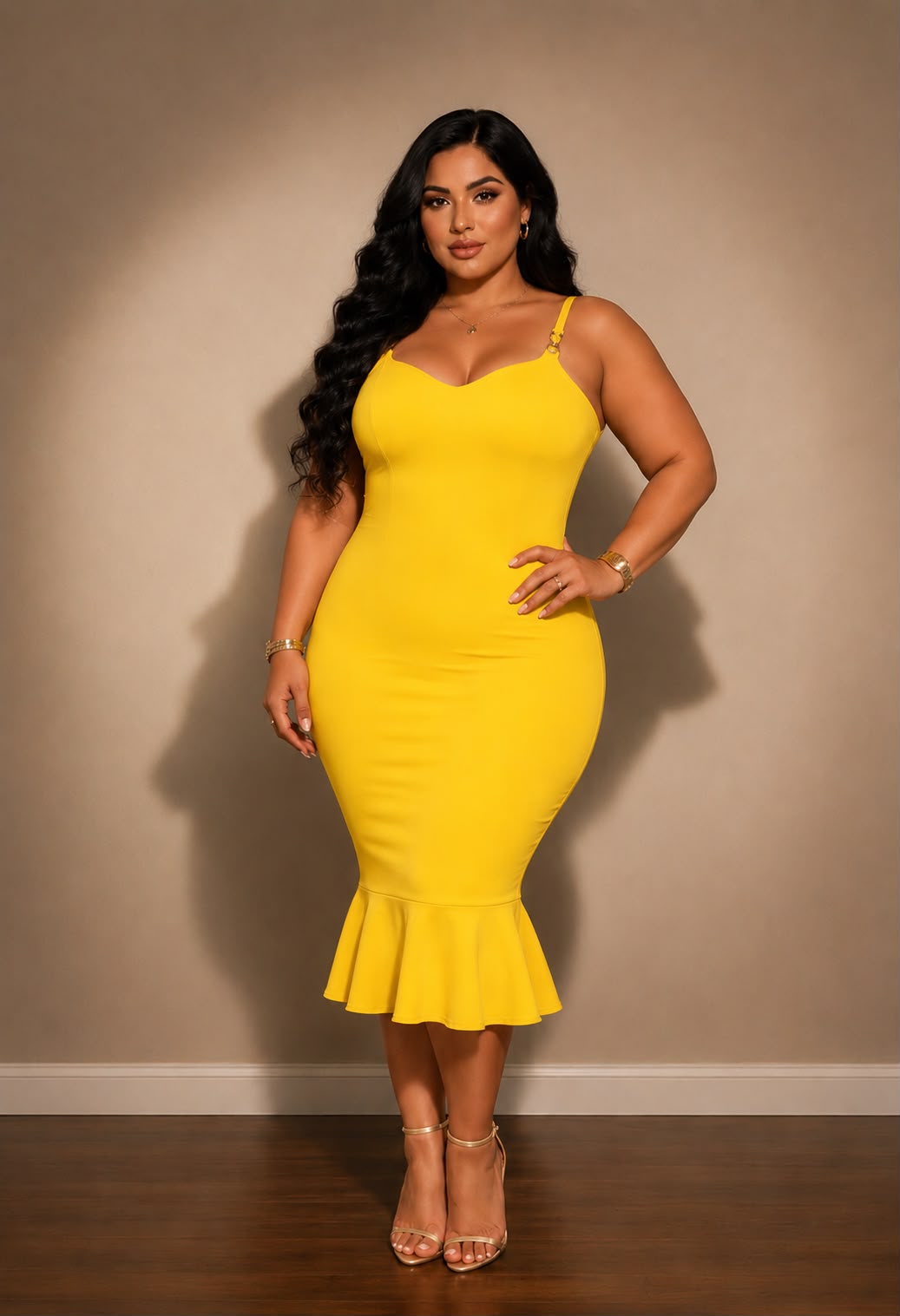Bandage Midi Dress 