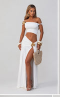 Cecci Goddess Two-Piece Maxi Set