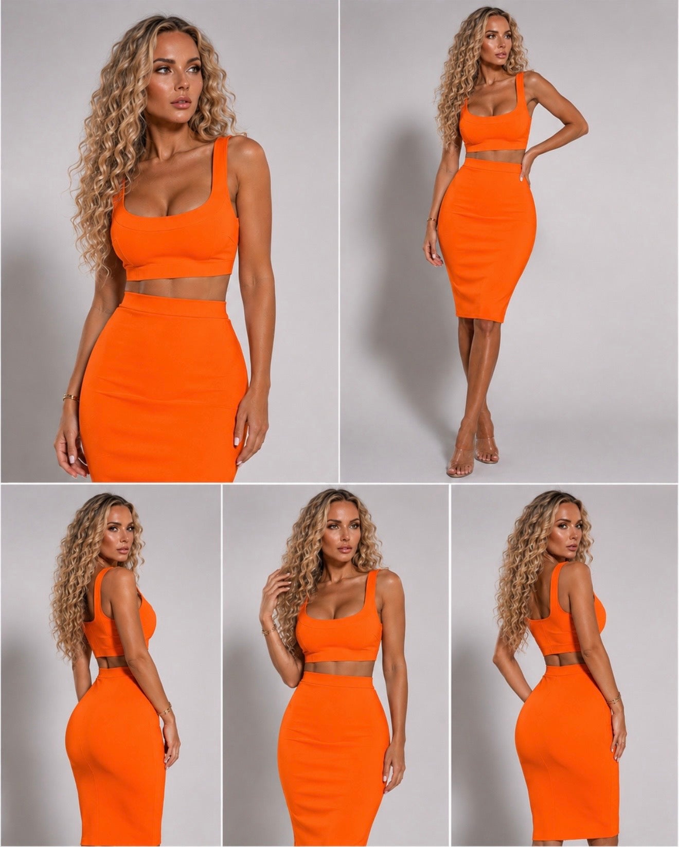 Selfa Elegance Two-Piece Skirt Set