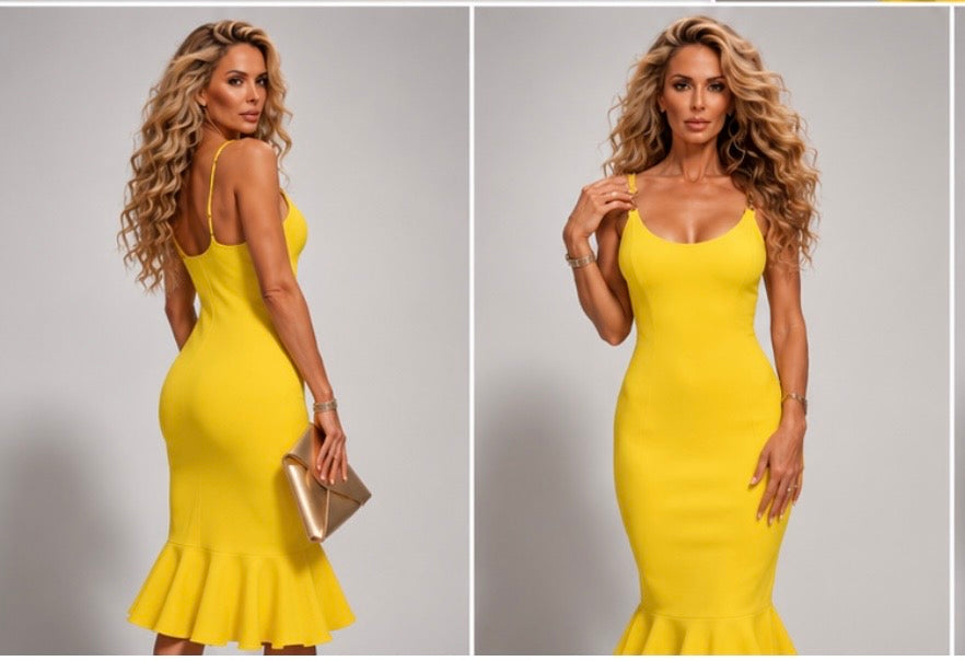 Bandage Midi Dress 