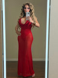Kaleeshy Siren Sheer Maxi Dress