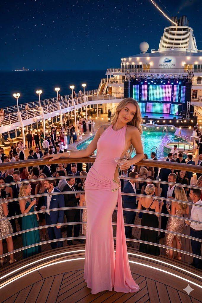 The One Elegance Halter Maxi Dress